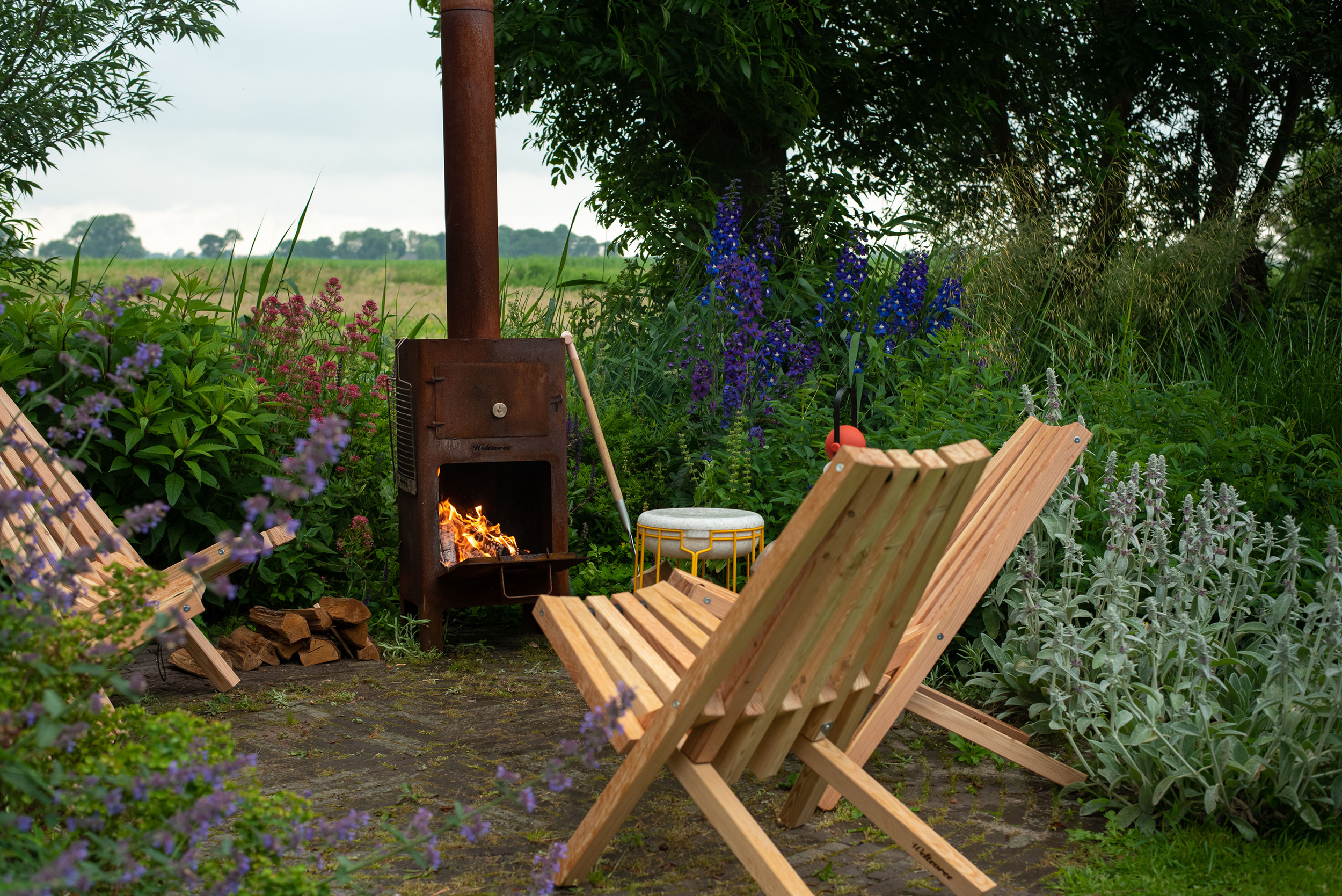 outdooroven & fieldchairs, weltevree